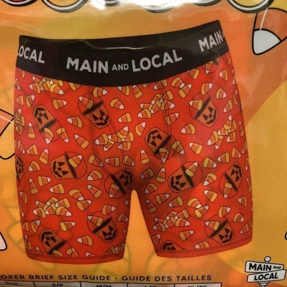 ORIGINAL CANDY CORN MEN'S BOXER BRIEFS - Picture 1 of 11